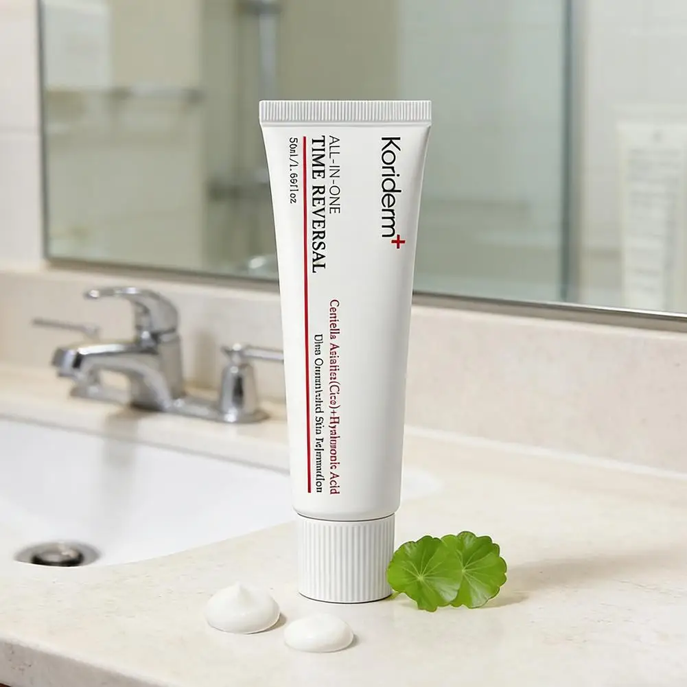 Koriderm+ Time Reversal All-in-One Cream 50ml Korean Original Face Centella Asiatica Hyaluronic Acid Whiten Anti-age Eye Cream