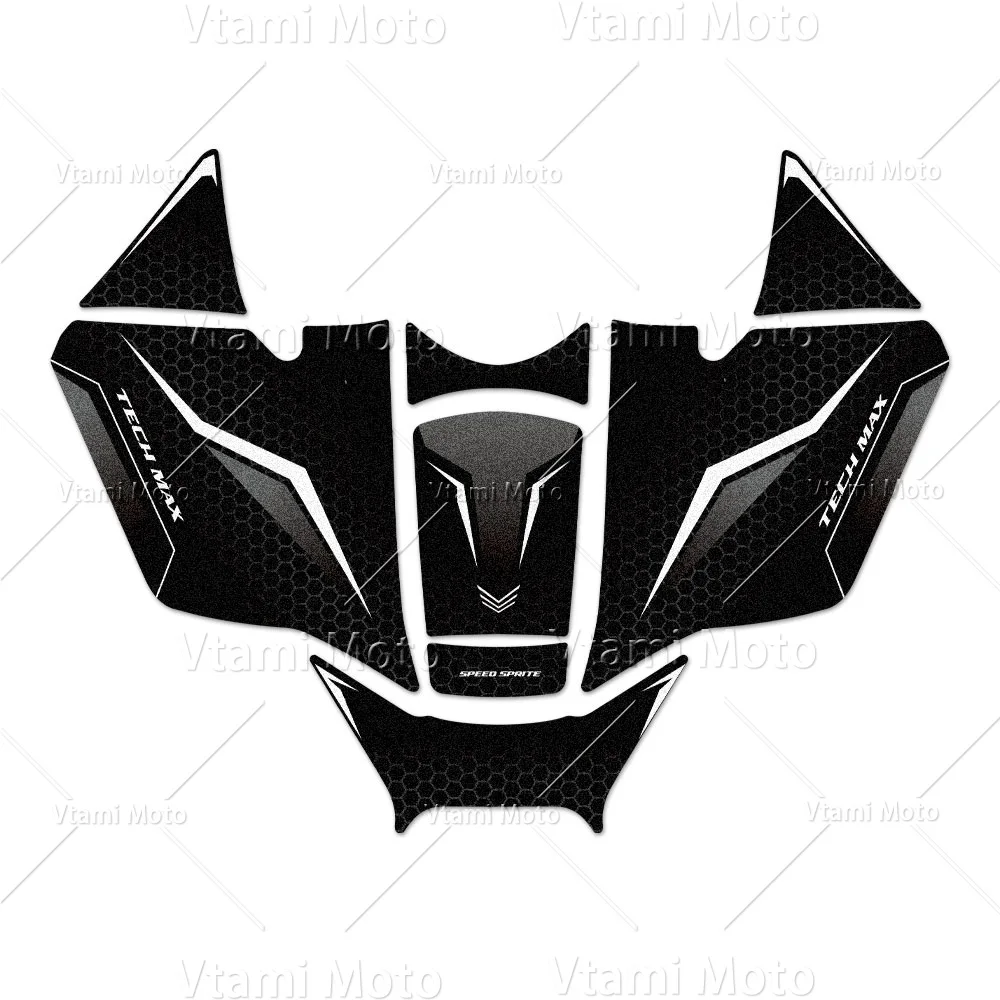 Motorcycle Fuel Tank Sticker Scooter Tank Pad Protection Decal For XMAX 300 2023-2026