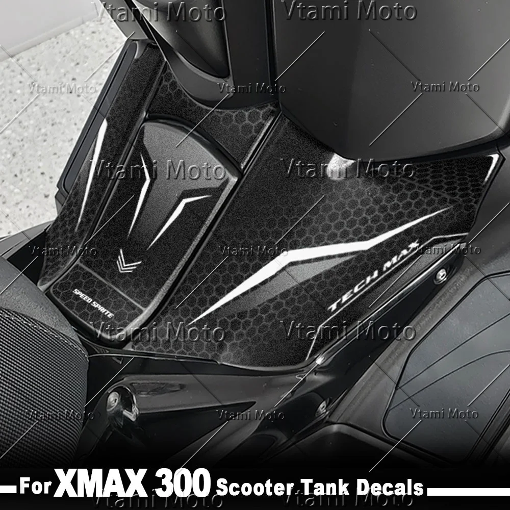 Motorcycle Fuel Tank Sticker Scooter Tank Pad Protection Decal For XMAX 300 2023-2026