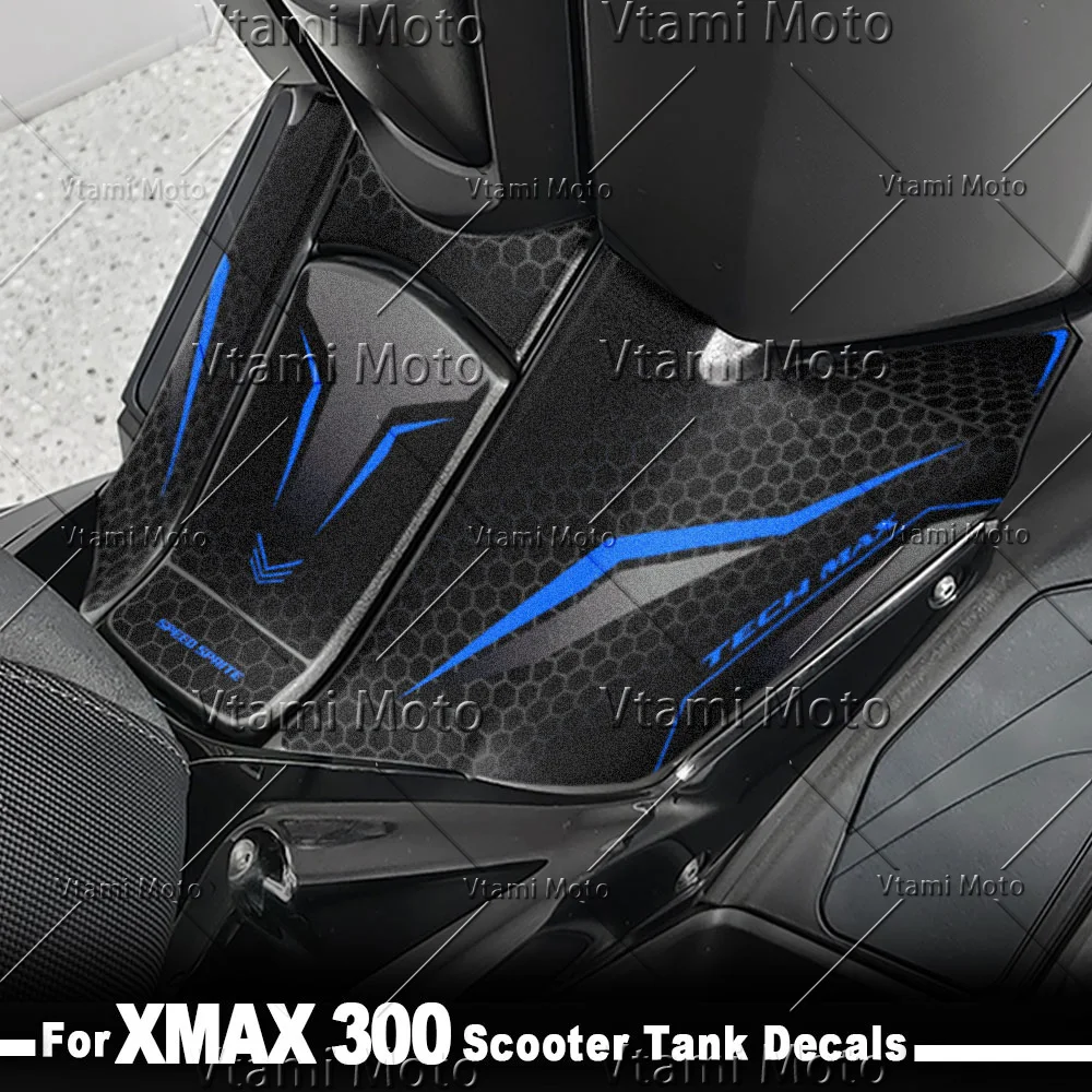 Motorcycle Fuel Tank Sticker Scooter Tank Pad Protection Decal For XMAX 300 2023-2026