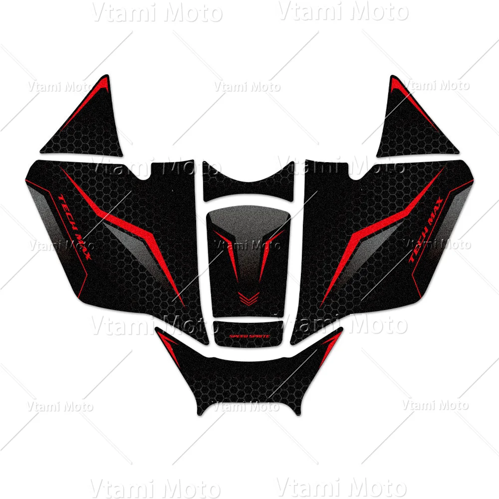 Motorcycle Fuel Tank Sticker Scooter Tank Pad Protection Decal For XMAX 300 2023-2026
