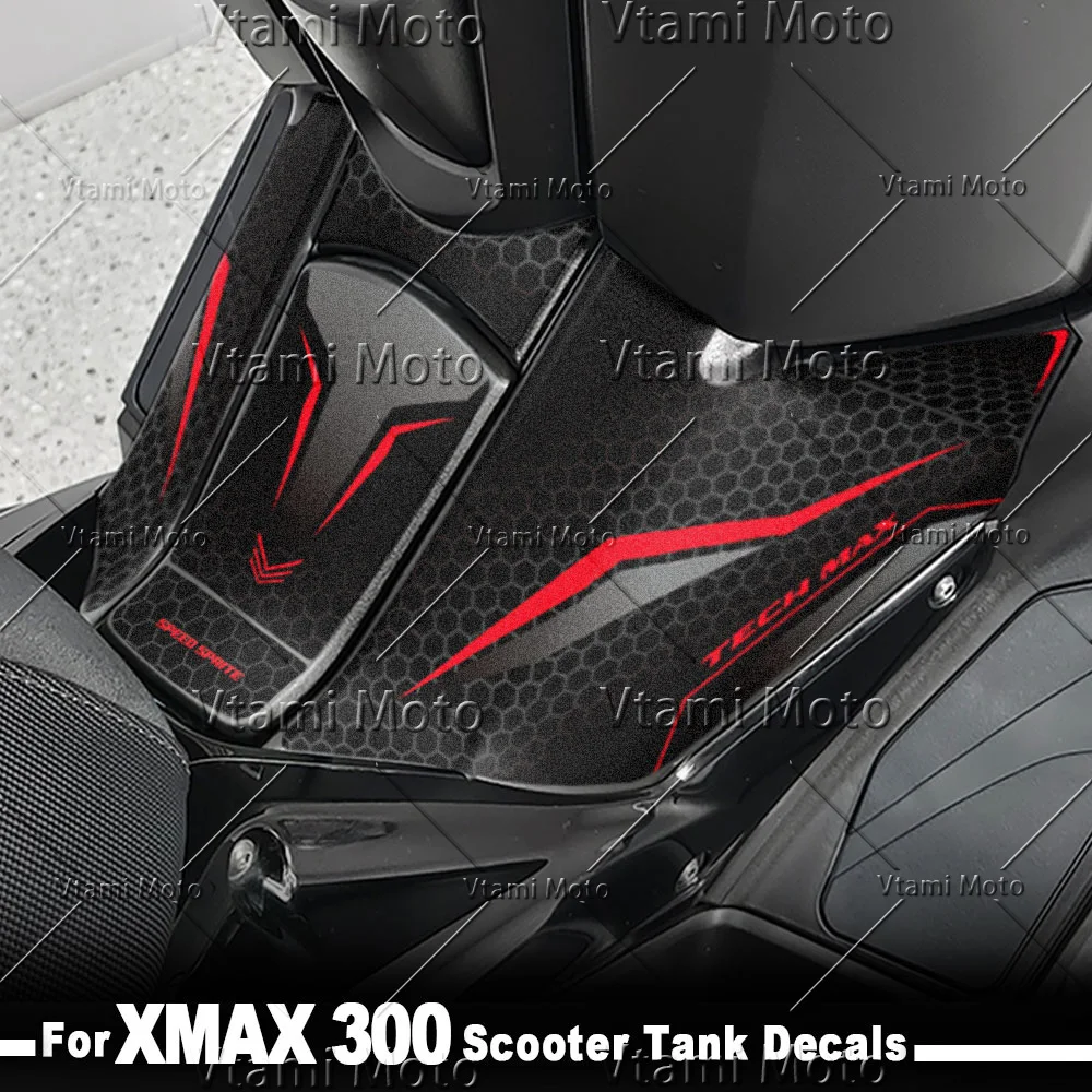Motorcycle Fuel Tank Sticker Scooter Tank Pad Protection Decal For XMAX 300 2023-2026