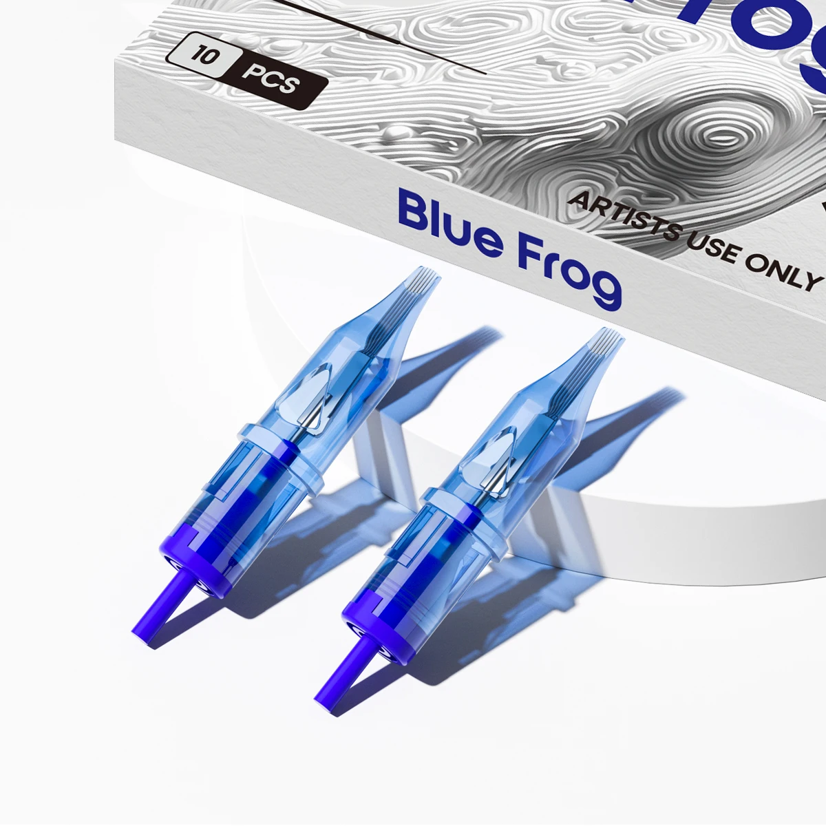Blue Frog 10PCS Cartridge Tattoo Needles RL RS RM M1 HRL Disposable Sterilized Safety Tattoo Needle For Art Tattoo Equipment