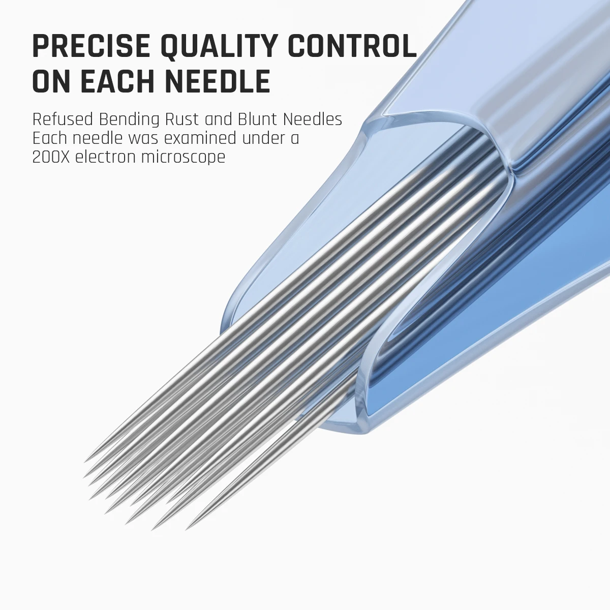 Blue Frog 10PCS Cartridge Tattoo Needles RL RS RM M1 HRL Disposable Sterilized Safety Tattoo Needle For Art Tattoo Equipment