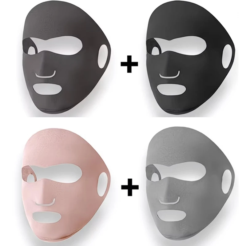 Light and Full Facial Sunscreen Mask in Spring and Summer Outdoor Ear-mounted Running Nylon Open Breathable Nose Cycling Masks