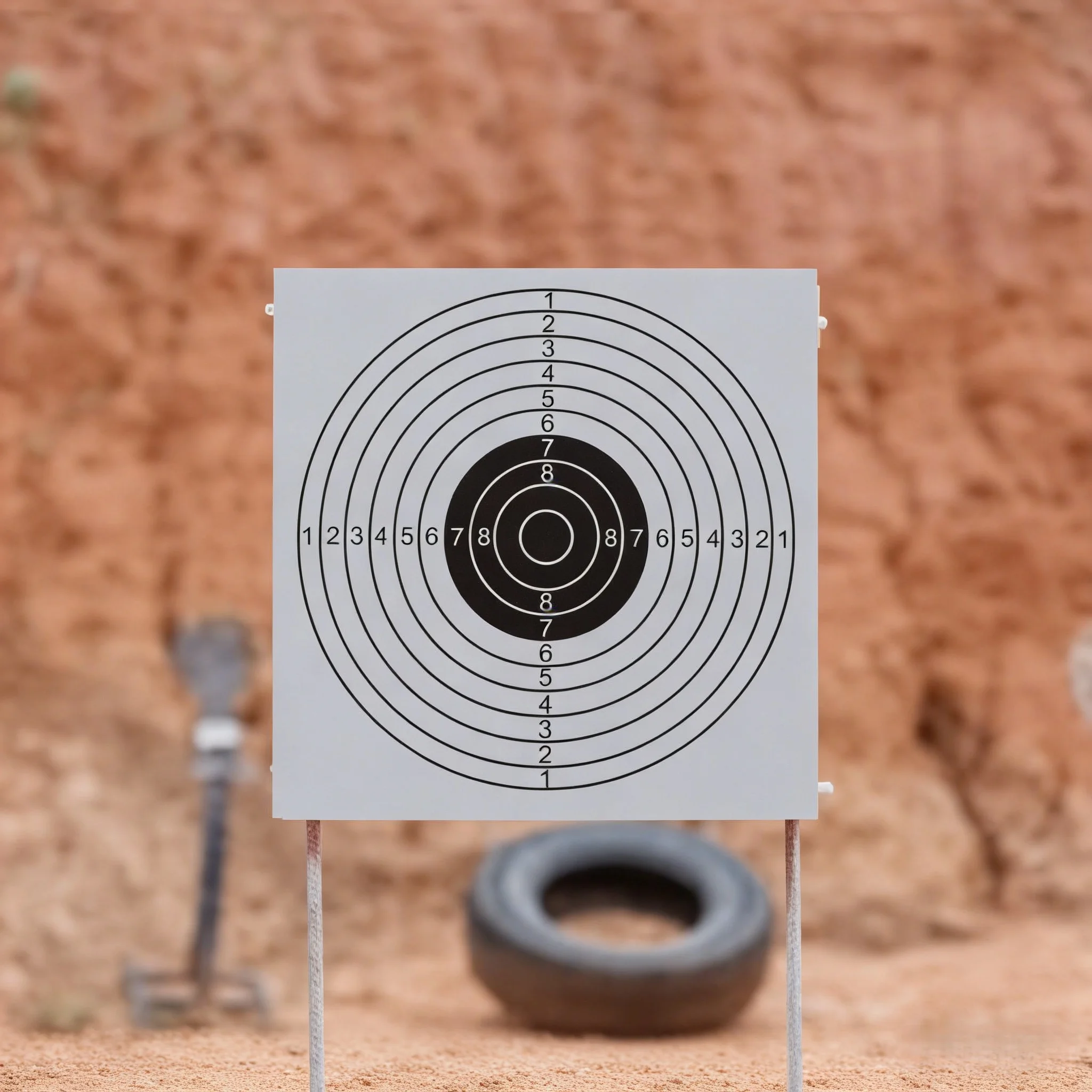 20/60/100Pcs 5.5 Inch Vertical Square Target Shooting Target Stickers Reactive Hunting Shooting Training Paper for Hunting