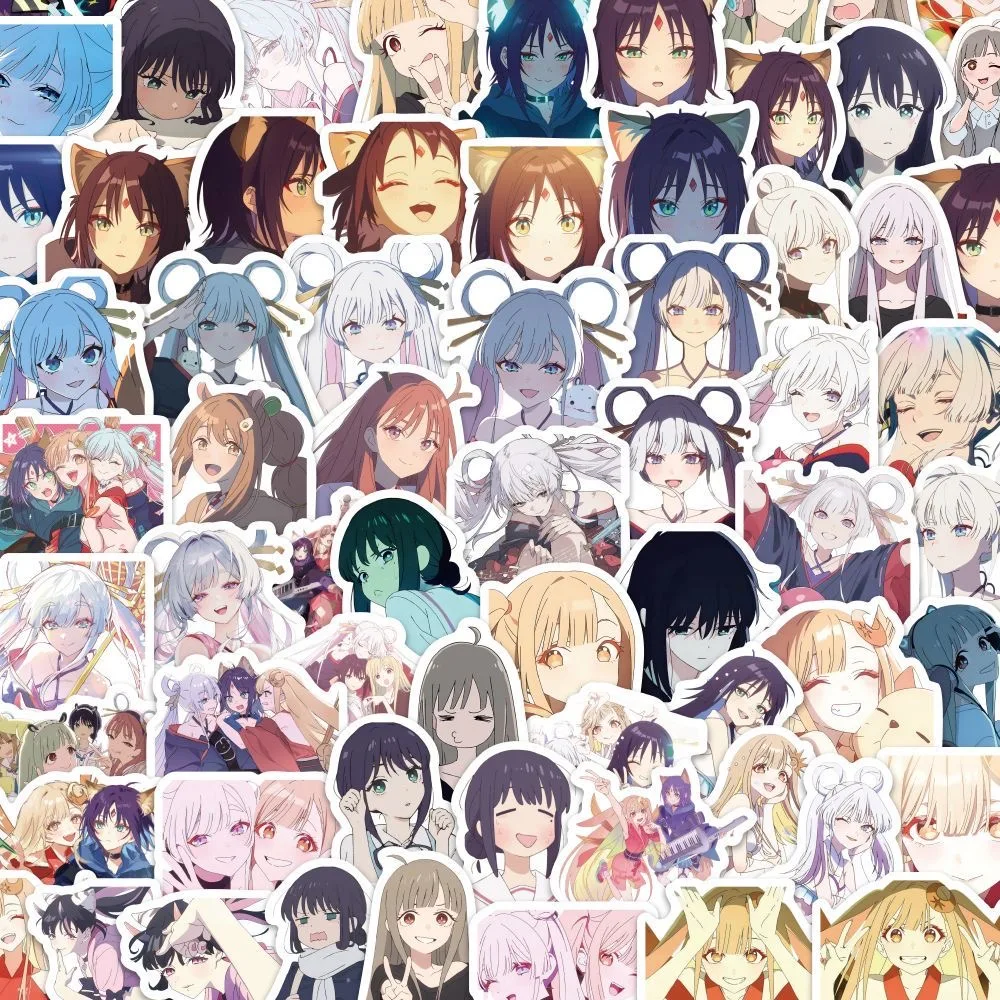 100pcs/set Cartoon Cosmic Princess Kaguya Anime Graffiti Stickers Toys Skateboard Laptop Motorcycle Phone Car Waterproof Sticker