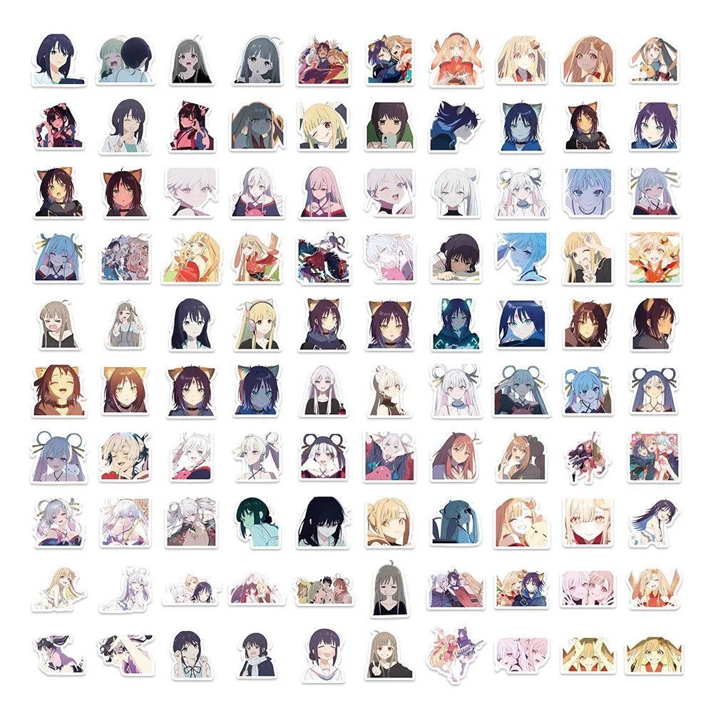 100pcs/set Cartoon Cosmic Princess Kaguya Anime Graffiti Stickers Toys Skateboard Laptop Motorcycle Phone Car Waterproof Sticker