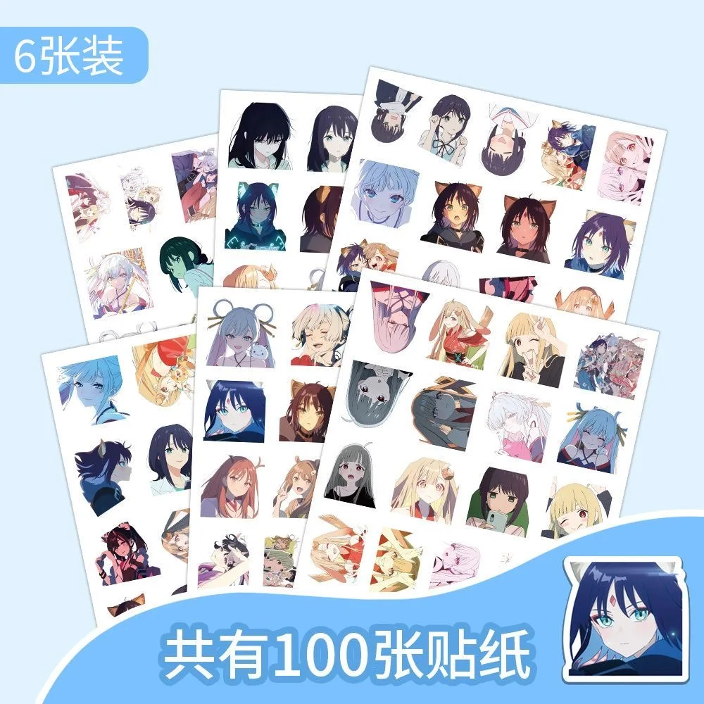 100pcs/set Cartoon Cosmic Princess Kaguya Anime Graffiti Stickers Toys Skateboard Laptop Motorcycle Phone Car Waterproof Sticker