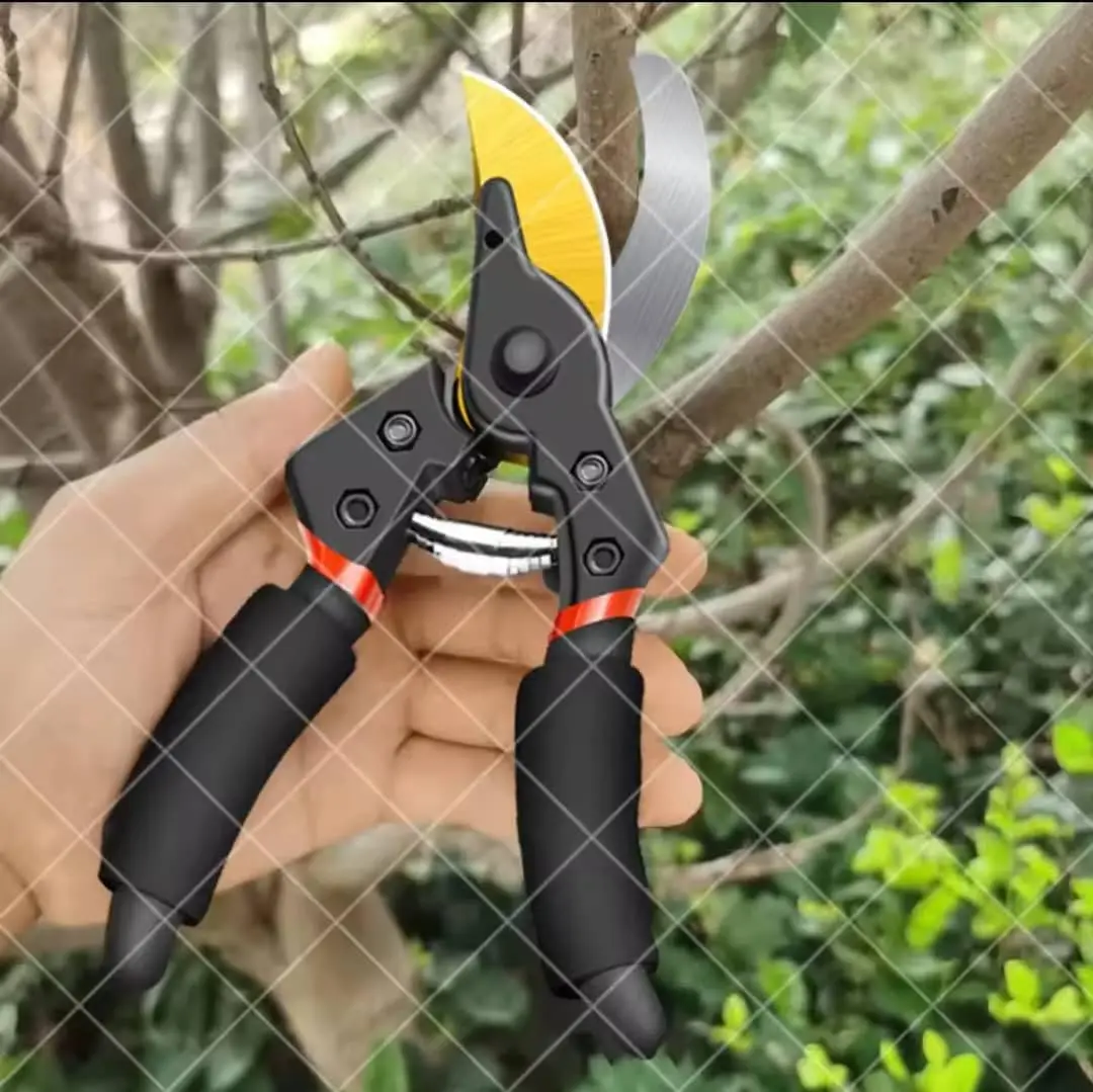 Rafford Multi-Purpose Heavy Duty Garden Shears with Soft Cushioned Grips Suitable for Bypassing Trees, Roses and Other Plants