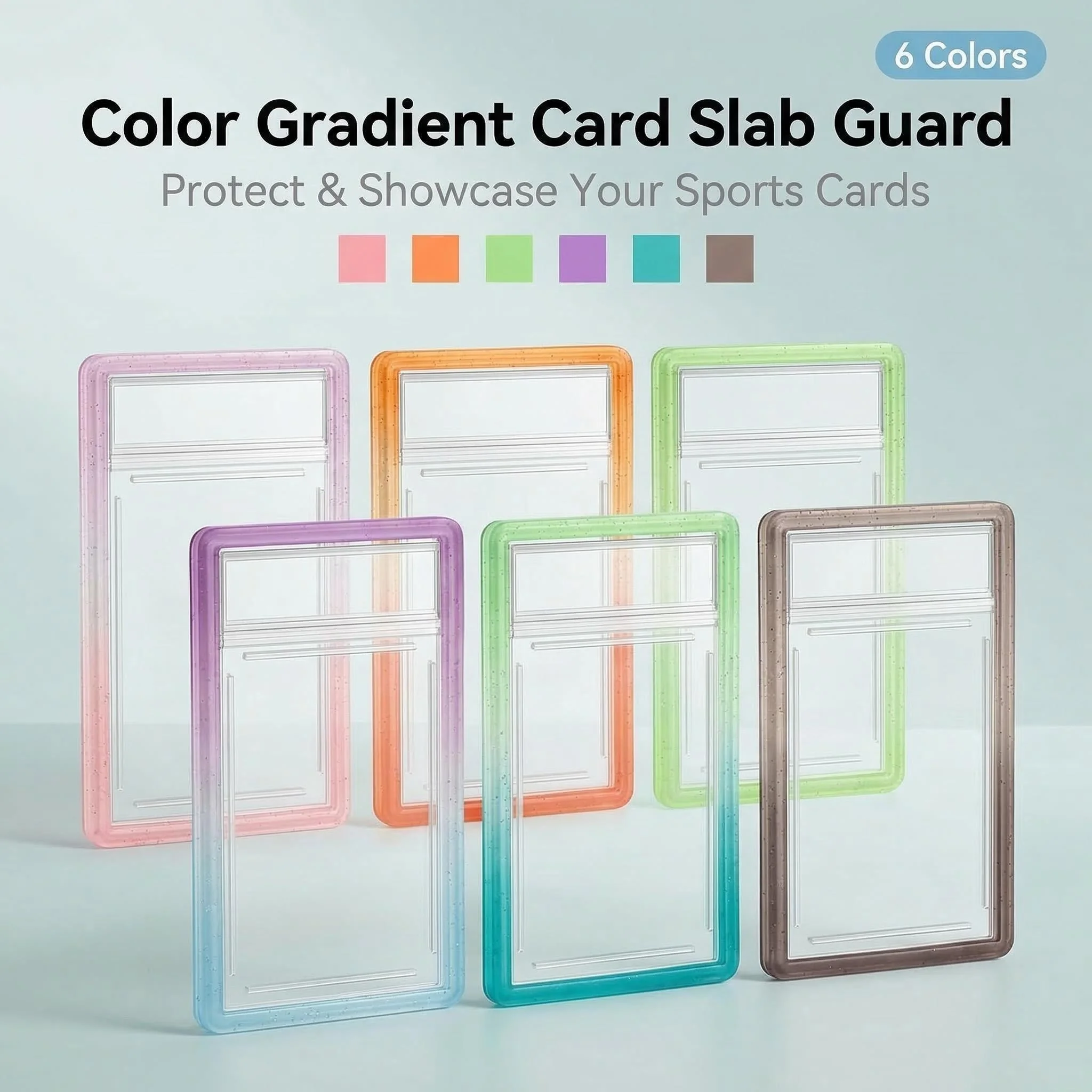 Bumper Slab Graded Card Case Protector Protection For Sports Game Pokmn TCG Trading Cards Silicone Guard Protective Frame Slabs