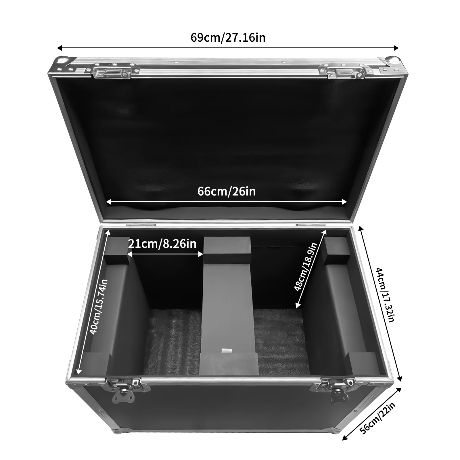 Datewink Flight Case Gator Cases For(2)230W Beam LED Moving Head Lights DJ Stage Lighting Fly Case