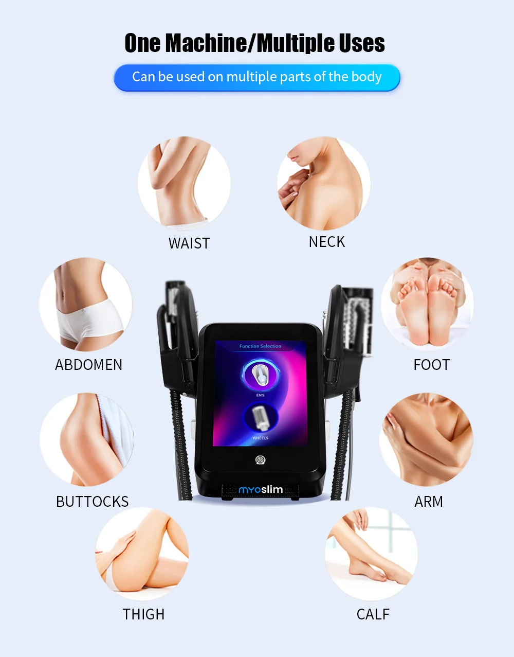 Newest Vacuum Inner Ball Roller 360 Degree Rolling Cellulite Massage Weights Loss Machine Body Muscle Body Slimming Fat Removal