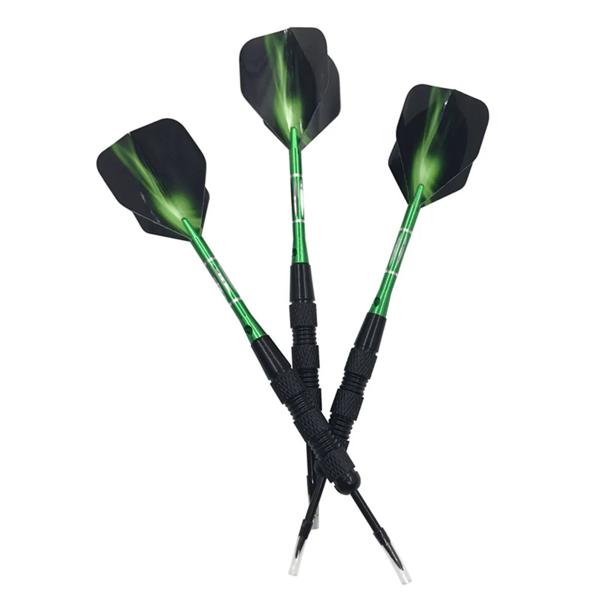 3pcs Metal High-grade Black Needle Darts 20g Professional Competition Training Green Carved Darts Entertainment