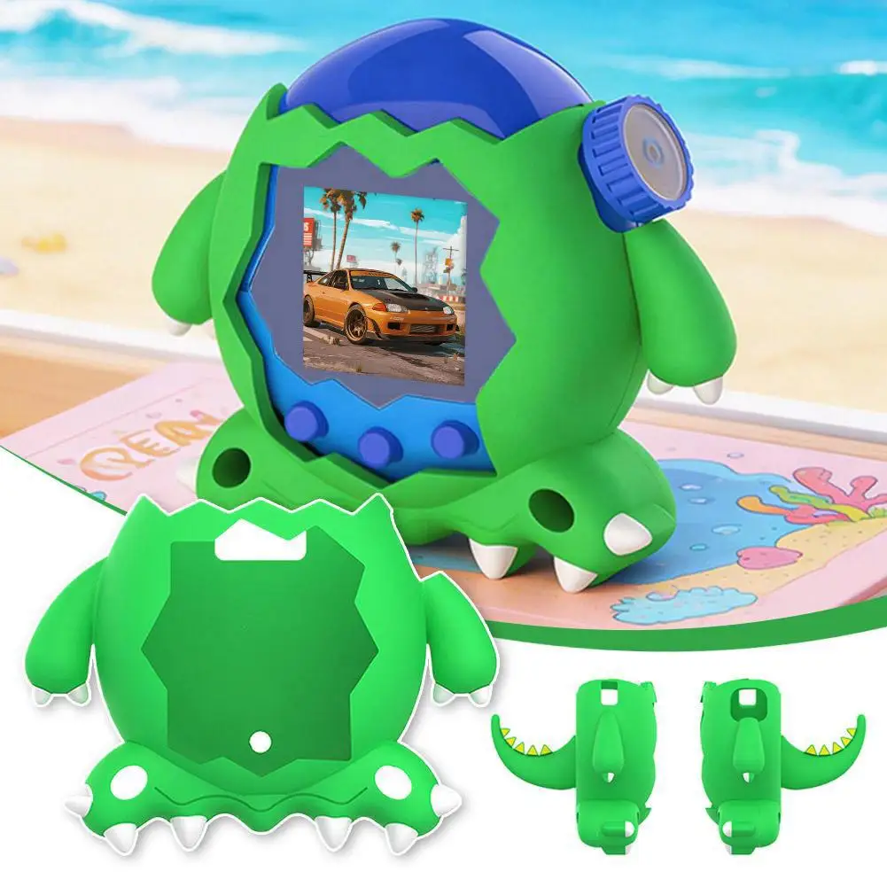 Clear PC Protective Case for Tamagotchi Paradise, Transparent Shockproof Full Cover Shell