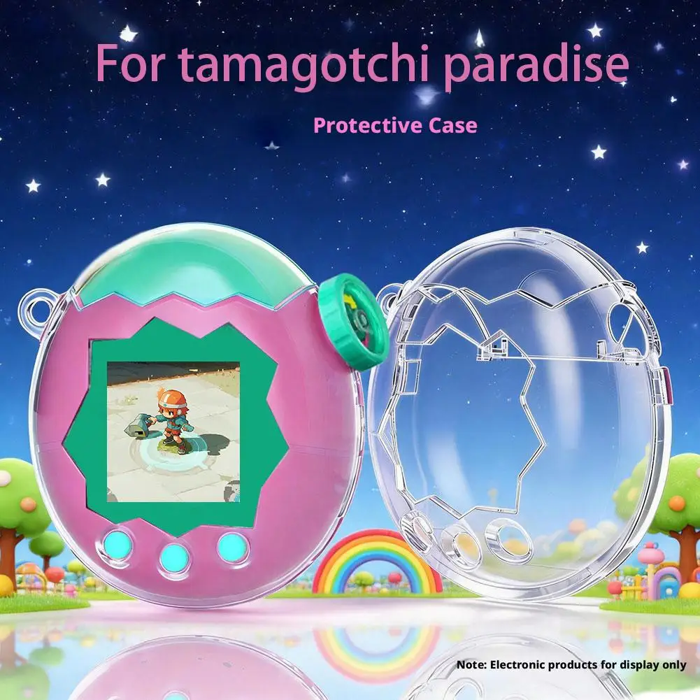 1Piece Clear Protective Case for Tamagotchi Paradise Shockproof Cover Skin Shell Waterproof Replacement Shell Parts Dustproof
