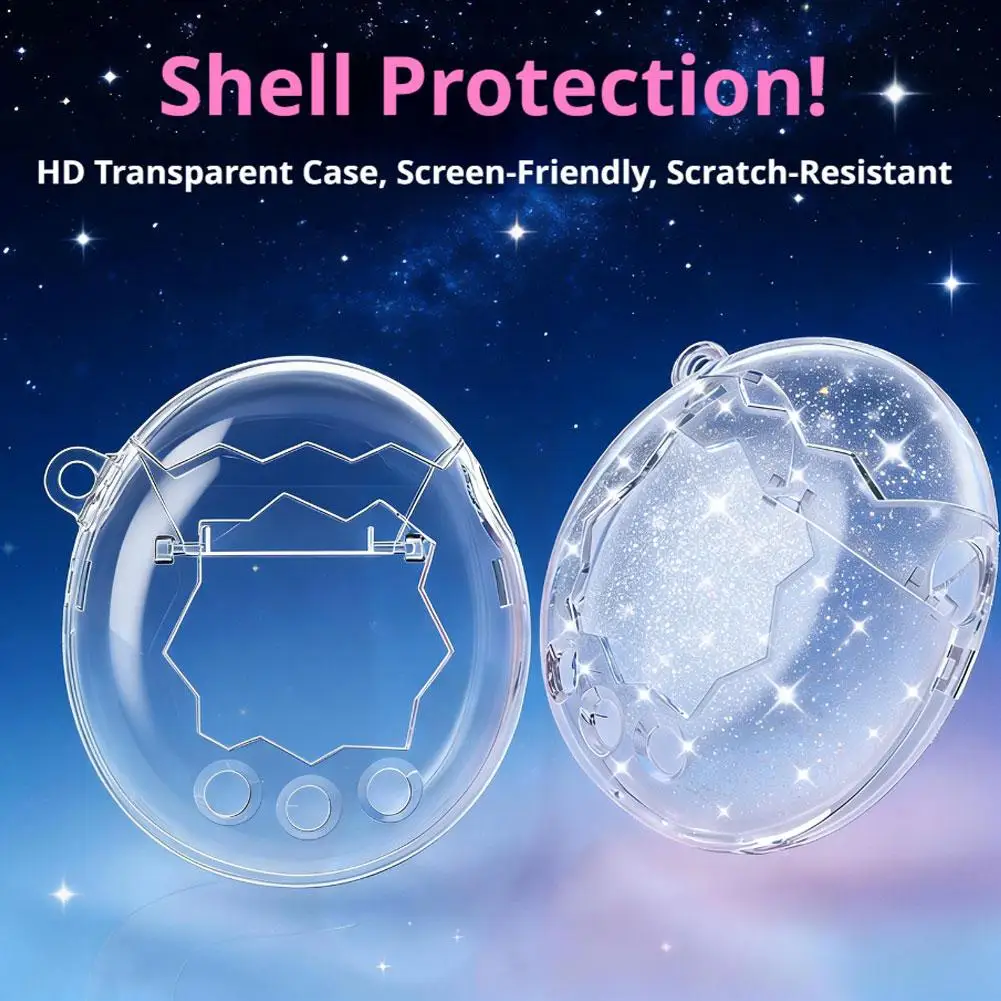1Piece Clear Protective Case for Tamagotchi Paradise Shockproof Cover Skin Shell Waterproof Replacement Shell Parts Dustproof