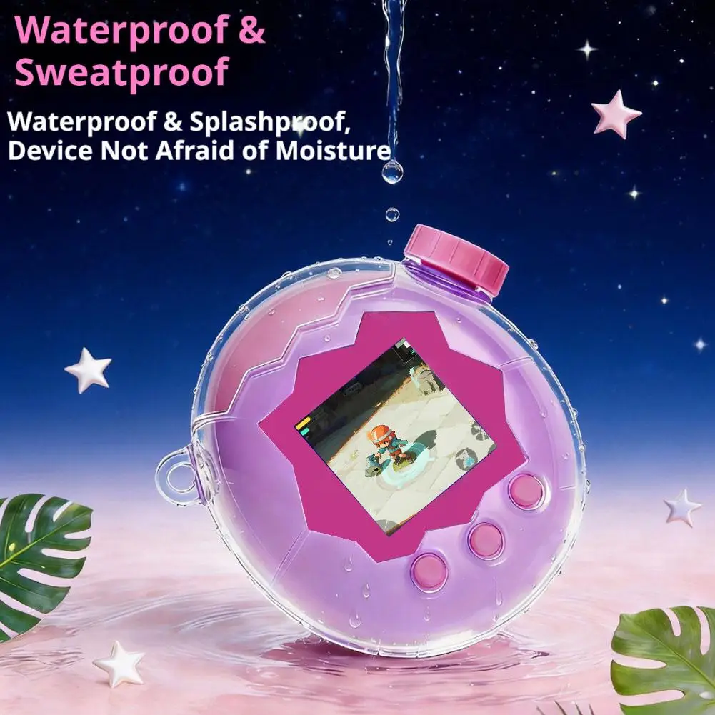 1Piece Clear Protective Case for Tamagotchi Paradise Shockproof Cover Skin Shell Waterproof Replacement Shell Parts Dustproof