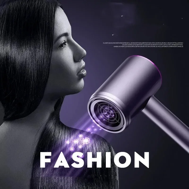 2000W Salon Professional Hair Dryer Negative Ionic Fast Dry Low Noise Constant Temperature Blower For Home