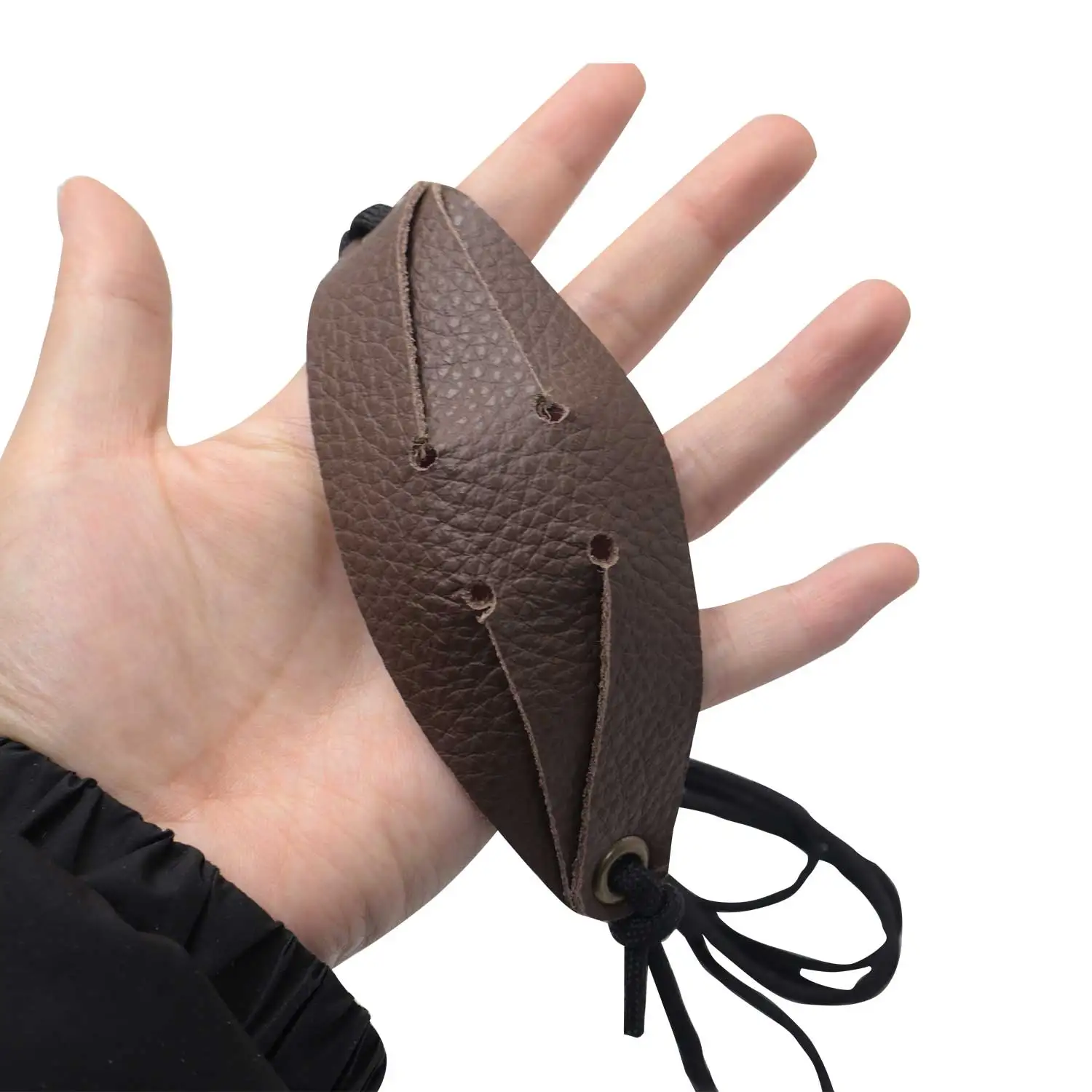 Outdoor Sling Leather Traditional Shepherd Hunting Slingshot Survival Camping Entertainment Throwing Stone Hand Catapult Tool