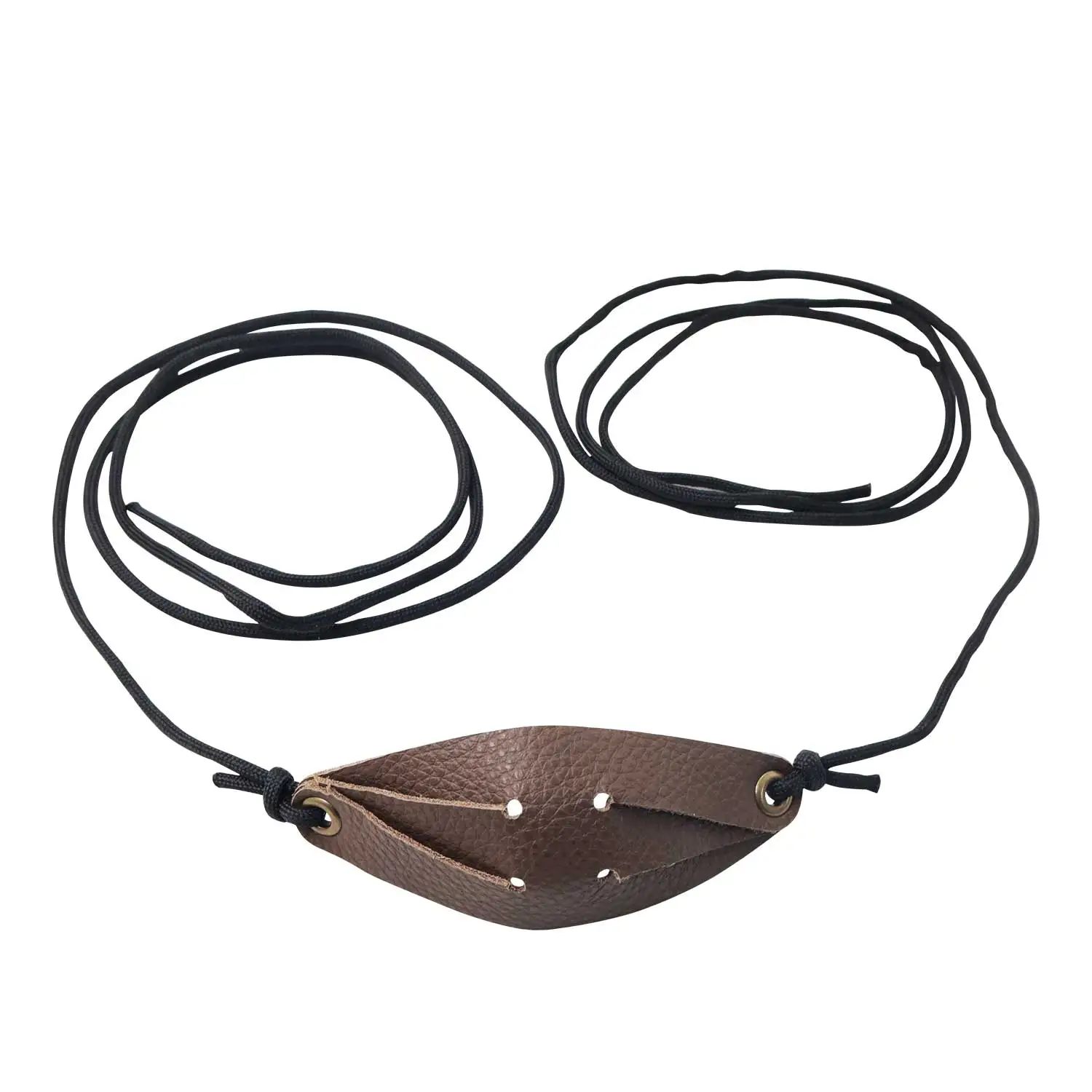 Outdoor Sling Leather Traditional Shepherd Hunting Slingshot Survival Camping Entertainment Throwing Stone Hand Catapult Tool
