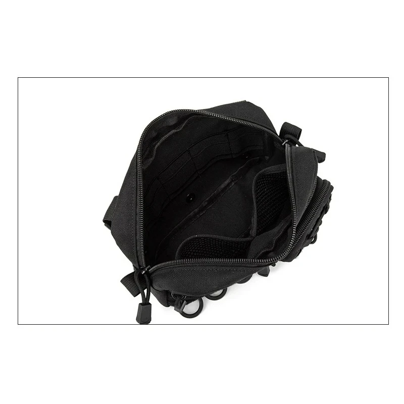 Men's Multifunctional Waist Belt Bag Fanny Pack with Molle Accessories Mobile Gear Hip Bag for Climbing Camping Tool Pouch