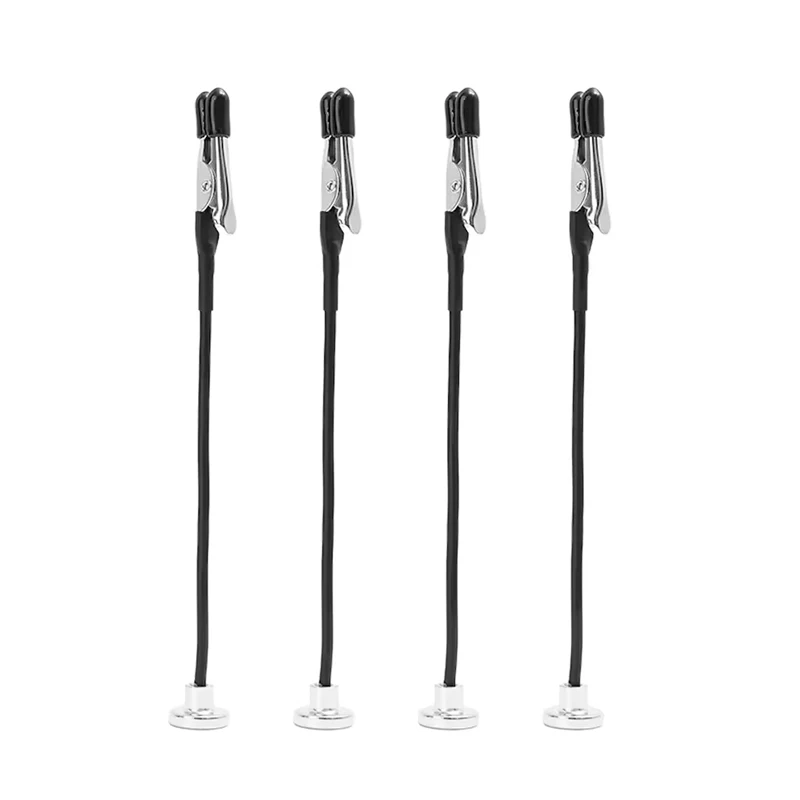 Soldering Third Hand with Strong Magnetic Base, Flexible Arms PCB Holder for Electronics Repair – Alligator Clip Welding Tool
