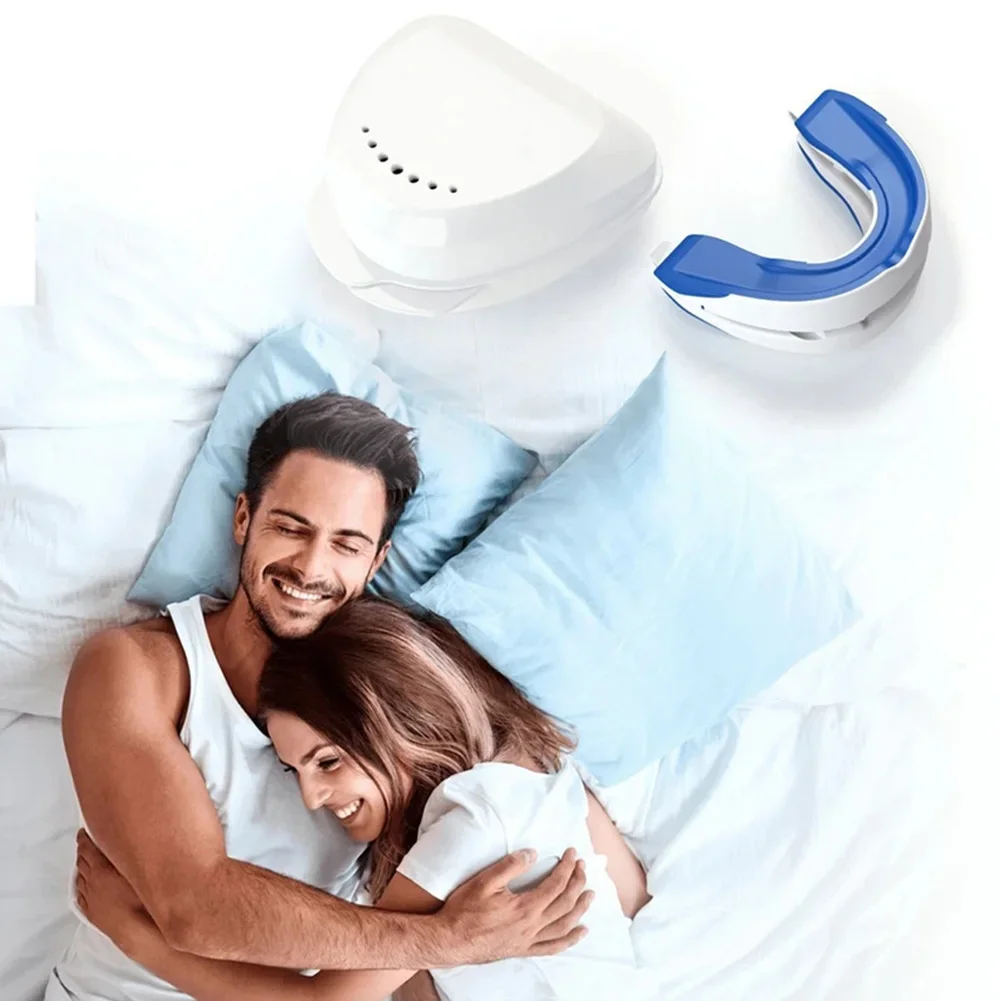 Anti-snoring Mouthpiece Anti-snoring Device Nighttime Teeth Guard Adjustable Sleeping Mouthguard for Bruxism