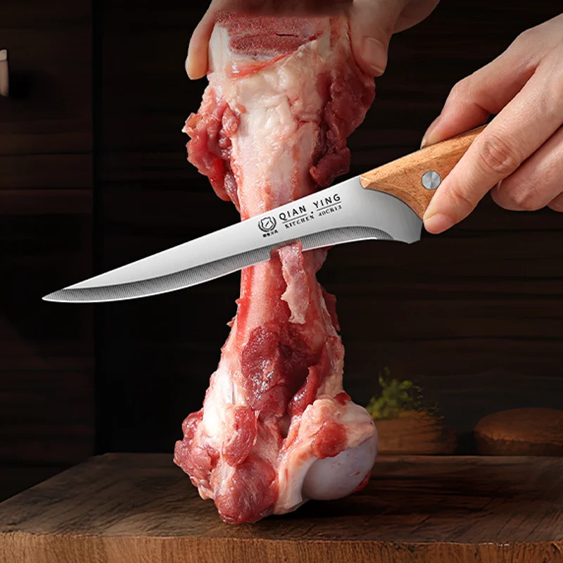 High hardness stainless steel boning knife Domestic kitchen knife Butcher sheep pig beef sharp butcher knife Chef's sharp knife