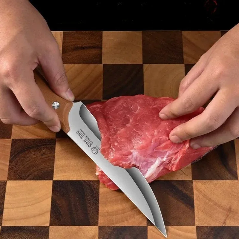 High hardness stainless steel boning knife Domestic kitchen knife Butcher sheep pig beef sharp butcher knife Chef's sharp knife