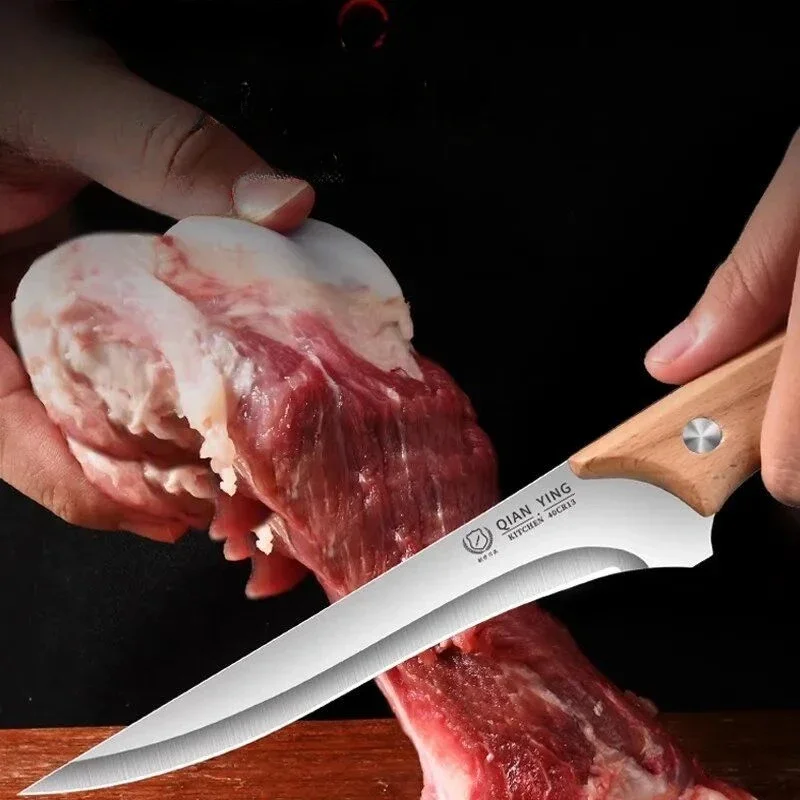 High hardness stainless steel boning knife Domestic kitchen knife Butcher sheep pig beef sharp butcher knife Chef's sharp knife