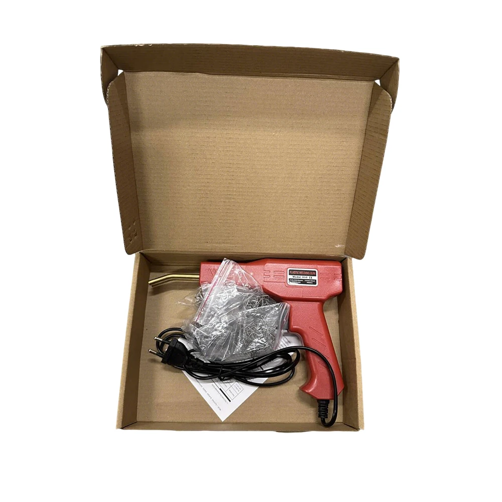 Plastic Welder Welding Machine Car Bumper Soldering Gun 4 Types Staples for Bumper/Kayak/Plastic Product Repairs