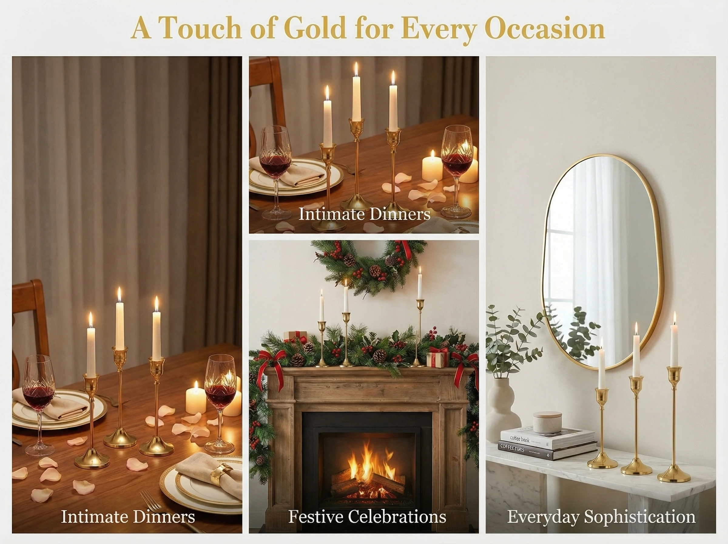 3pcs/set Candle Holders Vintage Candlestick for Party Wedding Decoration Anniversary Europe Style Old Ornaments for Home Hotel