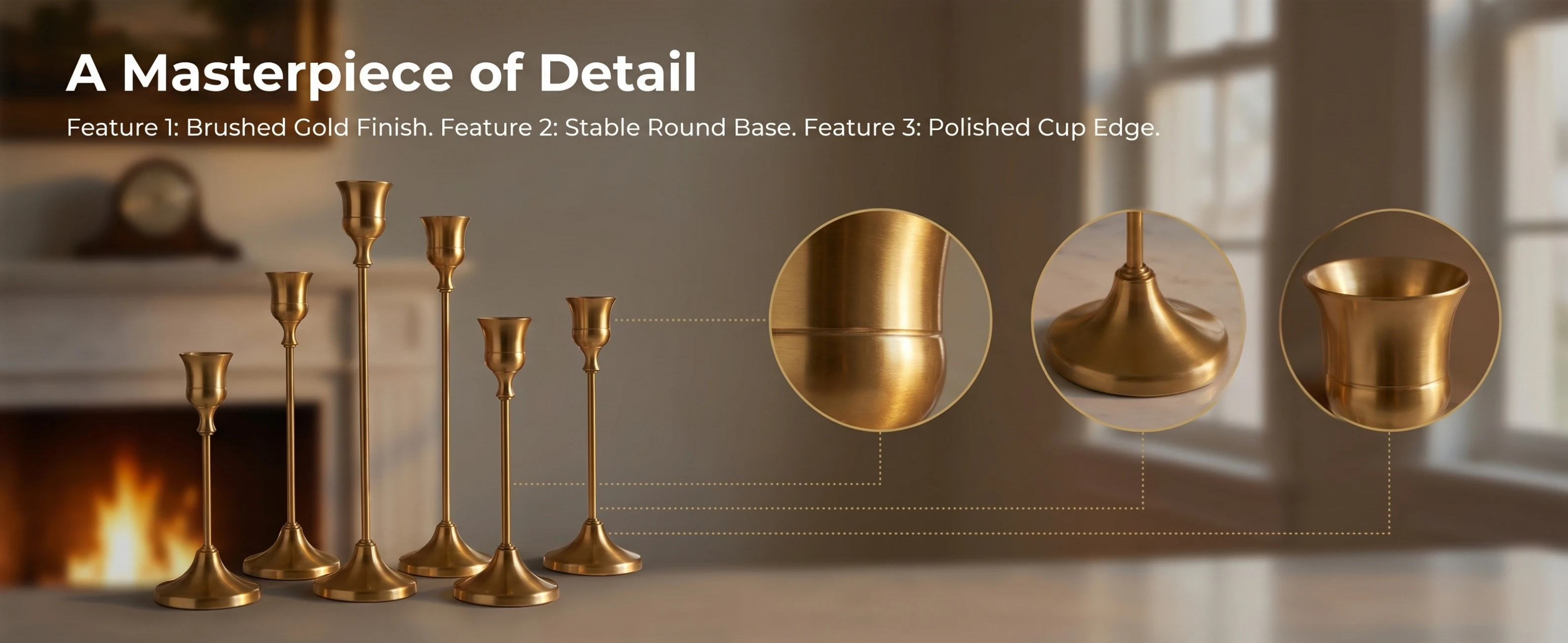 3pcs/set Candle Holders Vintage Candlestick for Party Wedding Decoration Anniversary Europe Style Old Ornaments for Home Hotel
