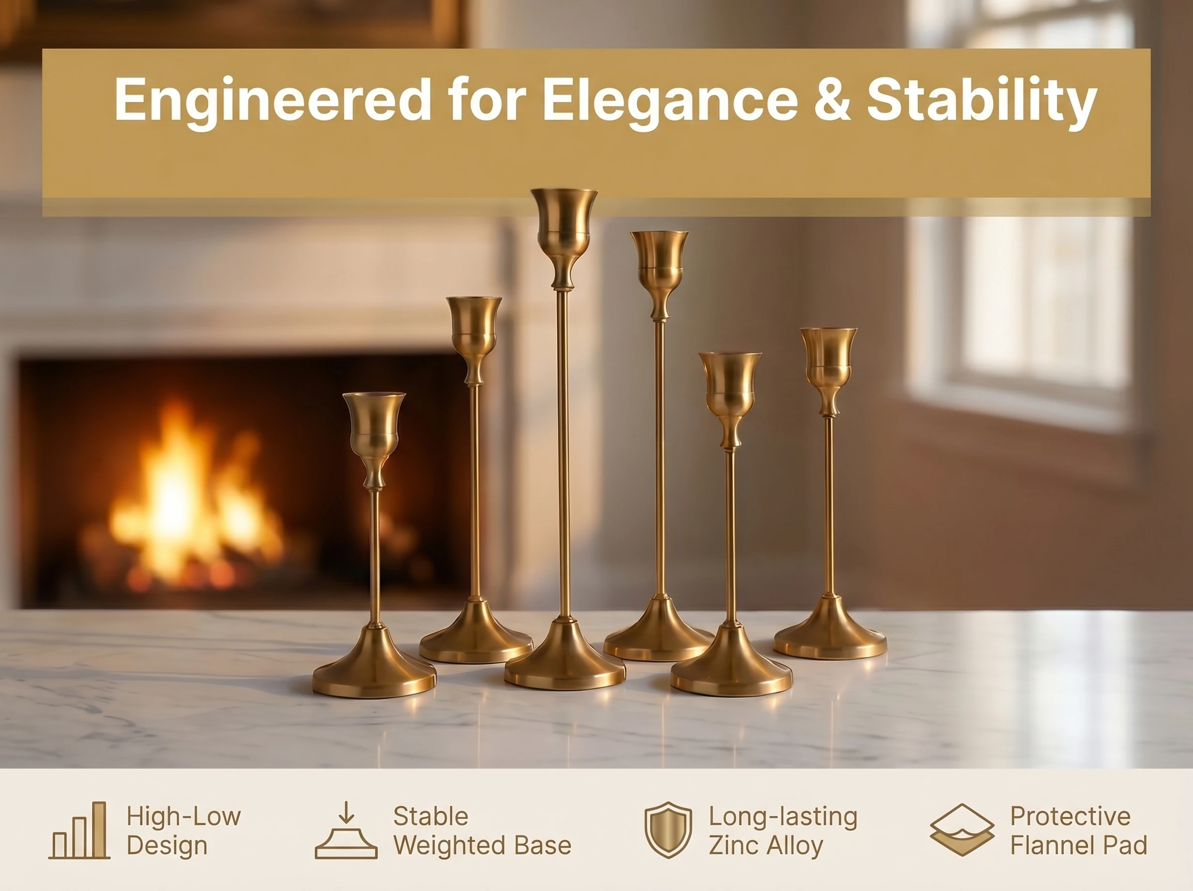 3pcs/set Candle Holders Vintage Candlestick for Party Wedding Decoration Anniversary Europe Style Old Ornaments for Home Hotel
