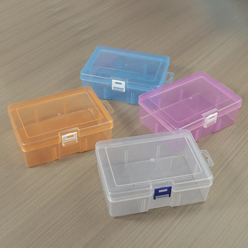 PP Six-section Empty Box with No Insert Plastic Box for Toy Parts Accessories Packaging Desktop Data Cable Storage Box