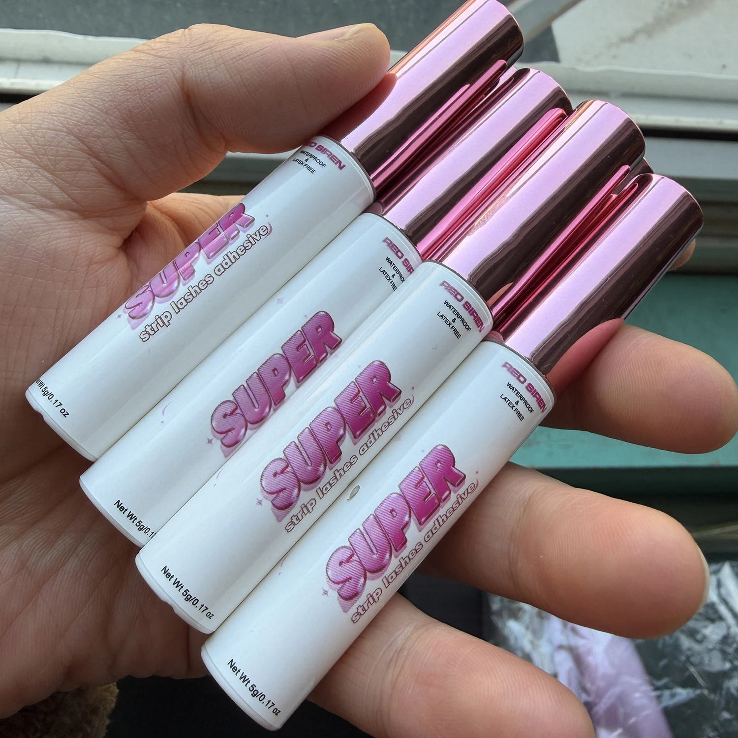 Clear Eyelash Glue Super Strong Hold Adhesive Waterproof Long Lasting False Lash Glue Makeup Tool
