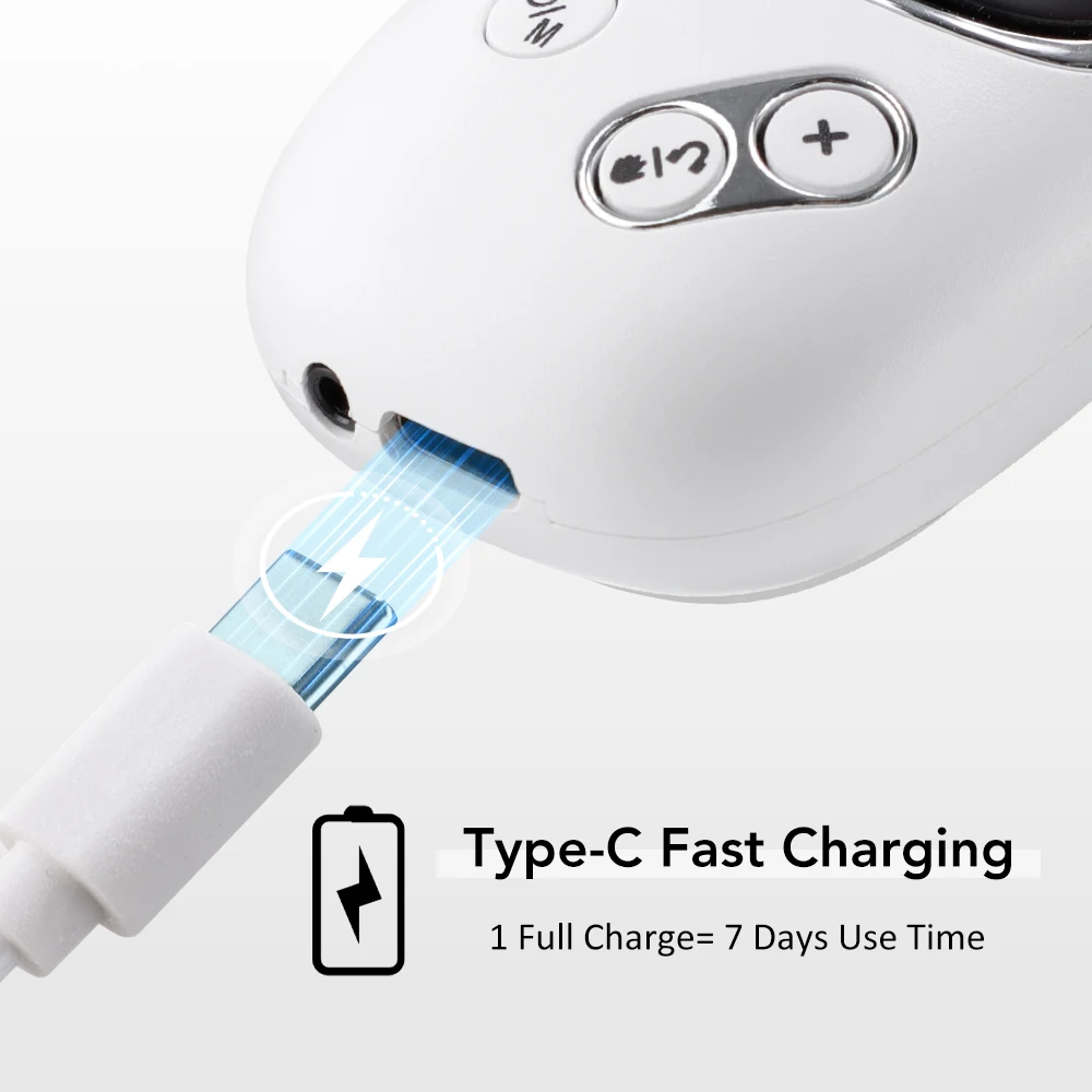 Smart CES Sleep Aid Ear Clip Relaxation Device USB Rechargeable Sleep Helper for Adults Improve Sleep Comfort