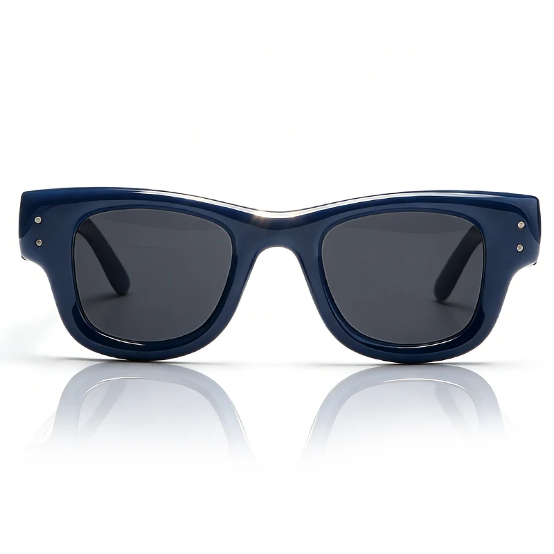 Rocky RB4940 Puffer Square Sunglasses Basic Classic Brand Black Lens Sunglasses UV400
