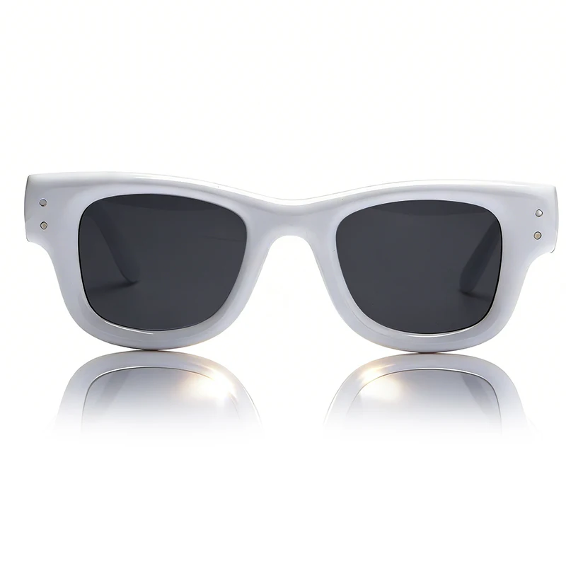Rocky RB4940 Puffer Square Sunglasses Basic Classic Brand Black Lens Sunglasses UV400