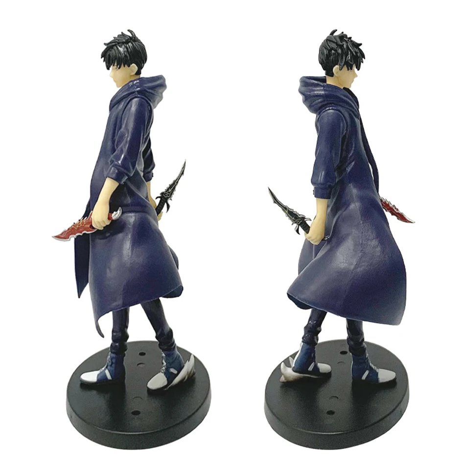 In Stock Solos Levelings (Anime Version) Figure -Sung Jinwoo Action Figure 21cm PVC Collect Figures Model Toy New Year gift 