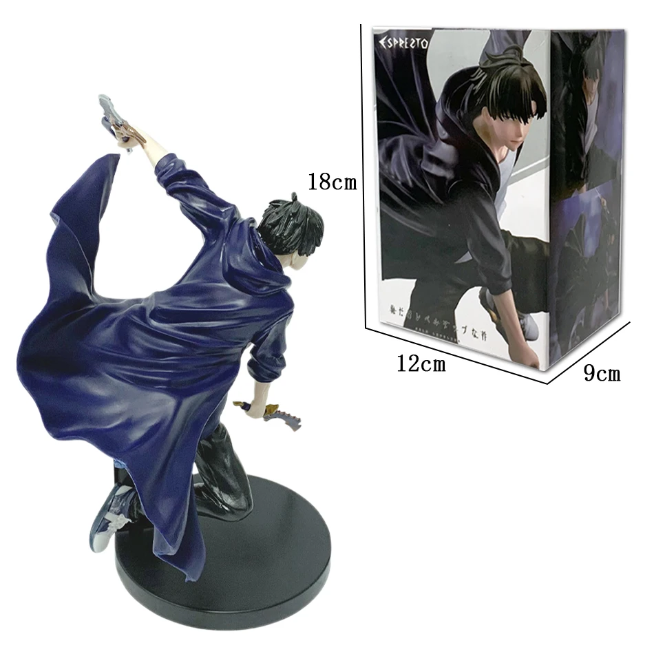 In Stock Solos Levelings (Anime Version) Figure -Sung Jinwoo Action Figure 21cm PVC Collect Figures Model Toy New Year gift 