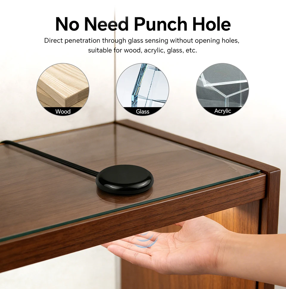 Wood Dimmable Touch Sensor Under Cabinet Collection Display COB LED Strip Light Black PCB TV Backlight Grille Wall Panel Decor