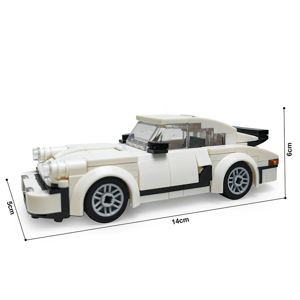 Knew Built Sports Rally Car Building Blocks: DIY STEM Racing Vehicle Set, Durable Brick Toys, Perfect Creative Gift for Adults