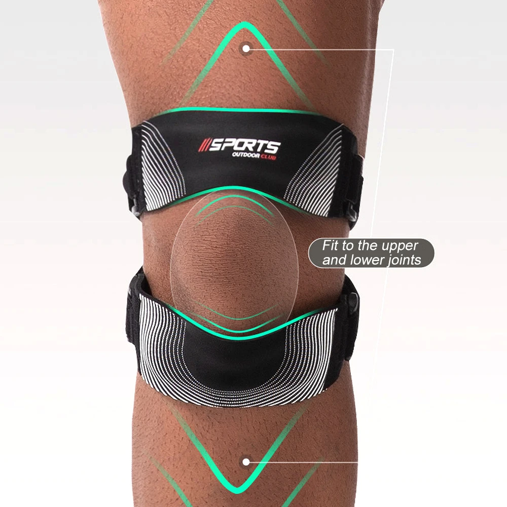 1pcs  Patella Knee Brace Pro for Meniscus Tear,Adjustable Orthopedic Compression Patellar Tendon Support Strap with Patella Pads