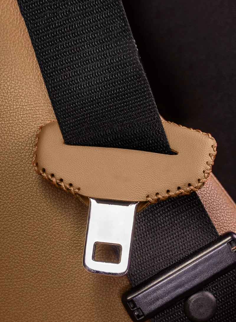 New Car Safety Belt Plug Leather Protector Covers For Cupra Raval Born Leon Formentor Ateca Terramar Car Accessories valve core