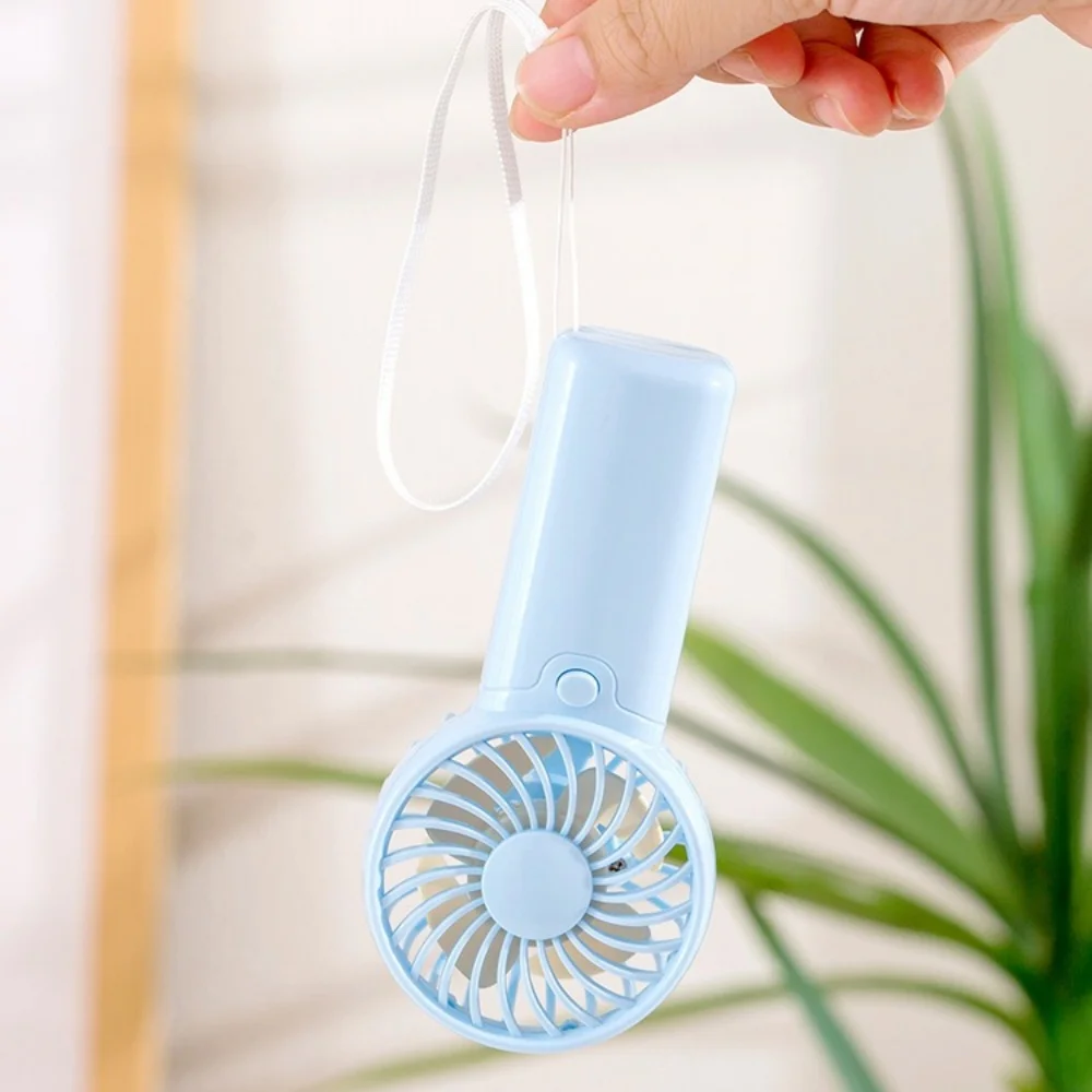 1PCMini Portable Fan AAA Battery Handheld Fan For Men Women Creative Small Fan Air Cooler Perfect For Office Outdoor Travel