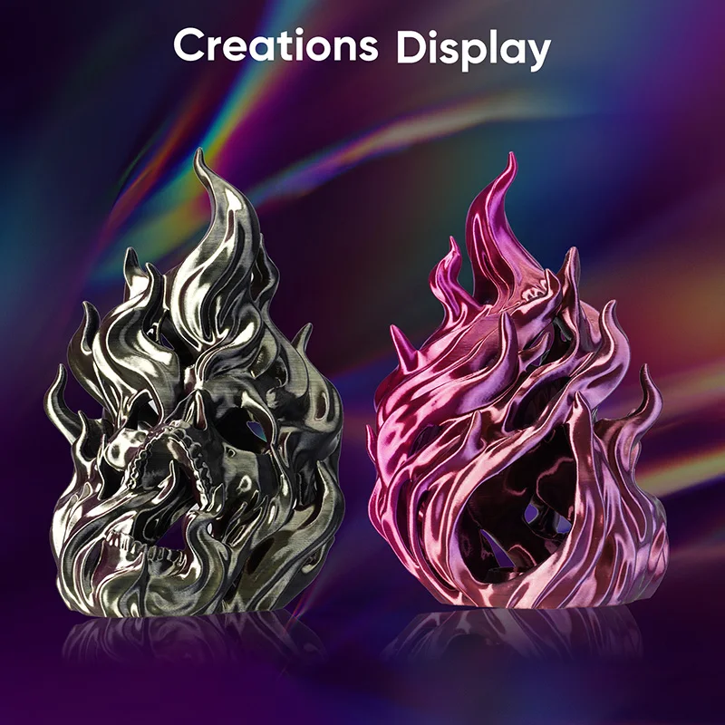 ERYONE 1KG/3KG HS Silk Quadruple Color PLA Filament 3D Printer 1.75mm +/- 0.03mm, Hyper Speed Coextrusion Filament PLA 1KG/3KG