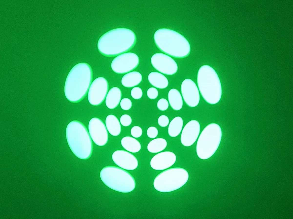 LED Gobos Moving Head Spot Light 75W Mini with Flight Case Club DJ Stage Lighting Party Disco Moving Heads Light Party Lights