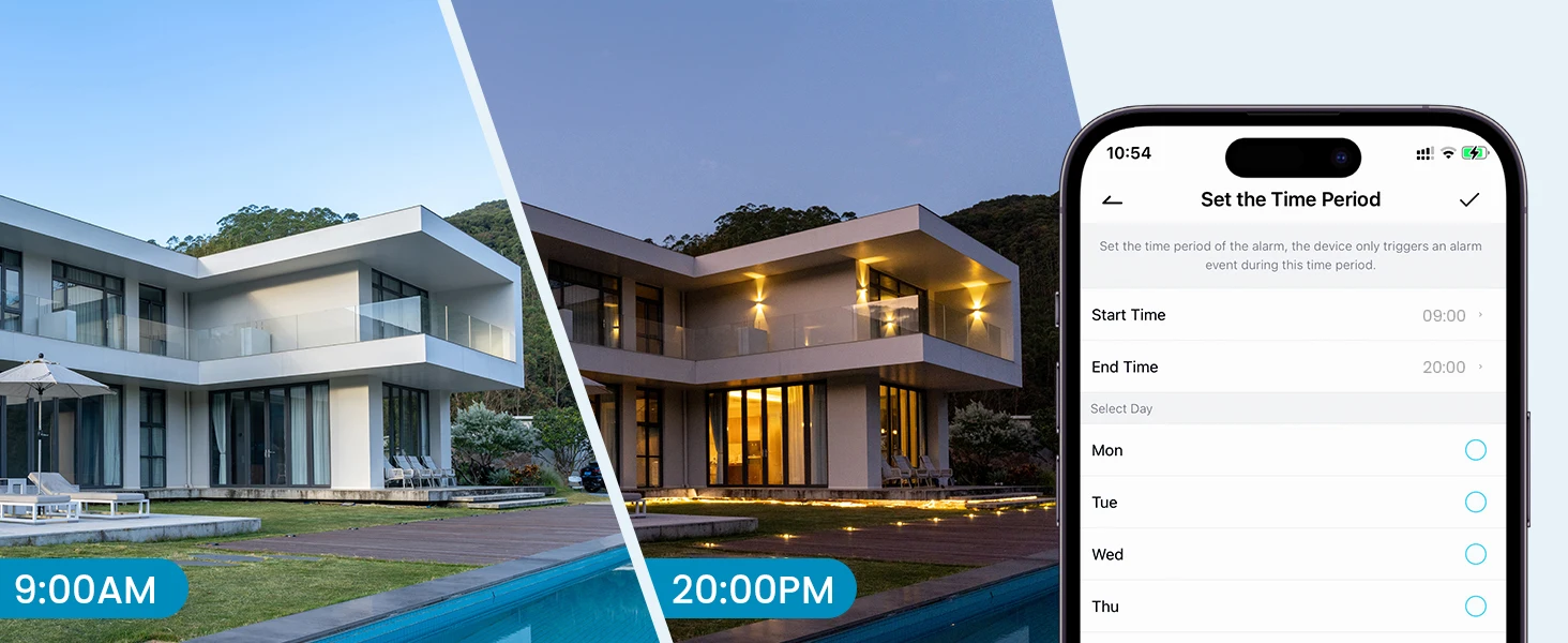 ieGeek 2K WiFi Solar Security Camera Outdoor Wireless, Battery Powered 3MP Surveillance Cam with 360° PTZ Color Night Vision